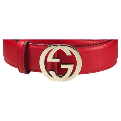 ceinture gucci toute rouge|ceinture Gucci femme.